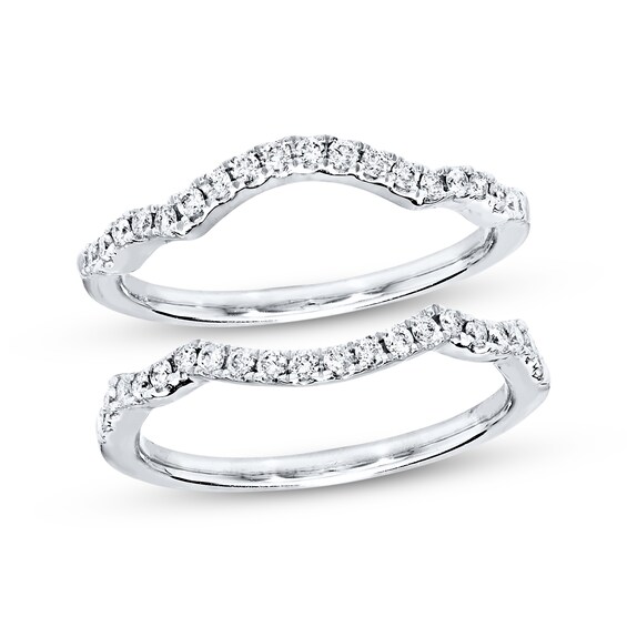 Previously Owned Diamond Wedding Band 3/8 ct tw Round-cut 14K White Gold