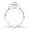 Thumbnail Image 2 of Previously Owned Diamond Engagement Ring 1-3/8 ct tw Round-cut 14K White Gold