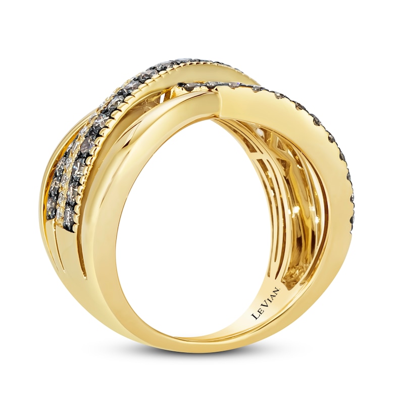 Main Image 2 of Previously Owned Le Vian Diamond Anniversary Ring 1 ct tw 14K Honey Gold