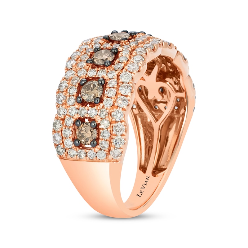 Main Image 2 of Previously Owned Le Vian Chocolate Diamond Ring 1-1/2 ct tw 14K Strawberry Gold