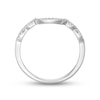 Thumbnail Image 2 of Previously Owned Diamond Wedding Band 1/10 ct tw Round-cut 14K White Gold