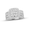 Thumbnail Image 1 of Previously Owned  Diamond Engagement Ring 2 ct tw Princess & Round-cut 10K White Gold