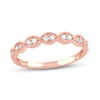 Thumbnail Image 1 of Previously Owned Diamond Anniversary Ring 1/10 ct tw Round-cut 10K Rose Gold