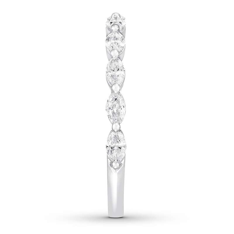 Main Image 3 of Previously Owned Neil Lane Premiere Diamond Anniversary Band 5/8 ct tw Round-cut 14K White Gold