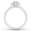 Thumbnail Image 2 of Previously Owned Neil Lane Premiere Diamond Engagement Ring 1-1/2 ct tw Pear & Round-cut 14K White Gold