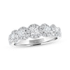 Thumbnail Image 1 of Previously Owned THE LEO Diamond Anniversary Ring 3/4 ct tw Round-cut 14K White Gold