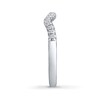 Thumbnail Image 3 of Previously Owned THE LEO Wedding Band 1/6 ct tw Round-cut Diamonds 14K White Gold