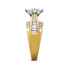 Thumbnail Image 2 of Previously Owned Diamond Engagement Ring 1-1/2 ct tw Marquise, Baguette & Round-cut 14K Yellow Gold - Size 10