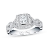 Thumbnail Image 1 of Previously Owned Neil Lane Diamond Engagement Ring 1 ct tw Princess & Round-cut 14K White Gold Size 4.5