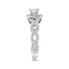 Thumbnail Image 2 of Previously Owned Neil Lane Diamond Engagement Ring 1 ct tw Princess & Round-cut 14K White Gold Size 4.5
