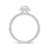 Thumbnail Image 3 of Previously Owned Neil Lane Diamond Engagement Ring 1-1/4 ct tw Cushion & Round-cut 14K White Gold - Size 8.25