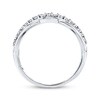 Thumbnail Image 2 of Previously Owned Diamond Wedding Band 1/4 ct tw Round-cut 14K White Gold Size 4.5