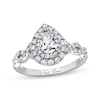 Thumbnail Image 1 of Previously Owned Neil Lane Engagement Ring 1-1/8 ct tw Pear & Round-cut Diamonds 14K White Gold Size 7.75