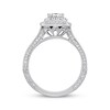 Thumbnail Image 3 of Previously Owned Neil Lane Engagement Ring 1-1/2 ct tw Princess & Round-cut Diamonds 14K White Gold - Size 6.5