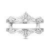 Thumbnail Image 4 of Previously Owned Diamond Insert Ring 1/4 ct tw Round-cut 14K White Gold - Size 4.25