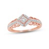 Thumbnail Image 1 of Previously Owned Diamond Ring 1/6 ct tw Round-cut 10K Rose Gold - Size 10.25