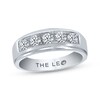 Thumbnail Image 1 of Previously Owned THE LEO Diamond Men's Band 1 ct tw Round-cut 14K White Gold - Size 7.5