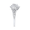 Thumbnail Image 2 of Previously Owned Neil Lane Bridal Ring 7/8 ct tw Pear & Round-cut Diamonds 14K White Gold - Size 4