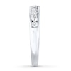 Thumbnail Image 3 of Previously Owned Diamond Wedding Band 1/2 ct tw Round-cut 14K White Gold - Size 4.25