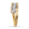 Thumbnail Image 3 of Previously Owned Diamond Anniversary Ring 1 ct tw Round-cut 14K Yellow Gold - Size 10