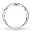 Thumbnail Image 2 of Previously Owned Diamond Wedding Band 1/10 ct tw Round-cut 14K White Gold Size 9.5