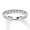 Thumbnail Image 1 of Previously Owned Diamond Anniversary Band 1/2 ct tw Round-cut 10K White Gold - Size 10.5
