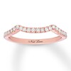 Thumbnail Image 1 of Previously Owned Neil Lane Diamond Wedding Band 1/4 ct tw Round-cut 14K Rose Gold - Size 9.25