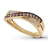 Thumbnail Image 1 of Previously Owned Le Vian Chocolate Diamonds 1/4 ct tw Round-cut Ring 14K Honey Gold - Size 2.25