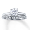 Previously Owned Diamond Enhancer Ring 1/6 ct tw Round-cut 10K White Gold