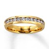 Thumbnail Image 0 of Previously Owned Anniversary Band 1/2 ct tw Round-cut Diamonds 14K Yellow Gold - Size 3.75