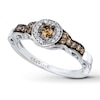 Thumbnail Image 1 of Previously Owned Le Vian Chocolate Diamonds 1/3 ct tw Round-cut Ring 14K Vanilla Gold - Size 9.75