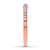 Thumbnail Image 3 of Previously Owned Diamond Wedding Band 1/5 ct tw Round-cut 14K Rose Gold - Size 11