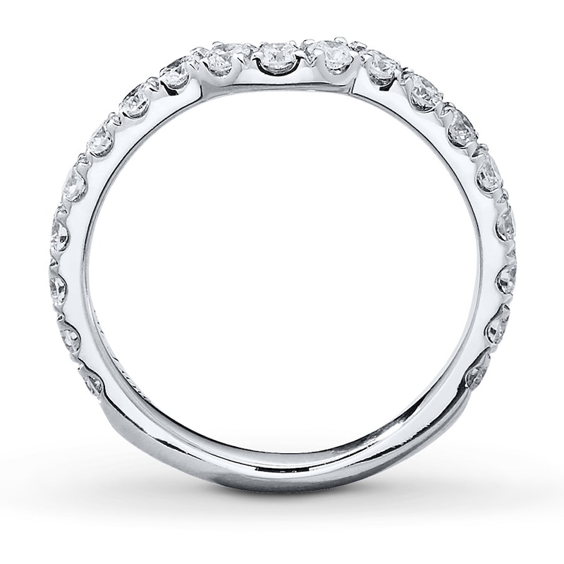 Main Image 2 of Previously Owned Neil Lane Wedding Band 5/8 ct tw Round-cut Diamonds 14K White Gold - Size 4.75