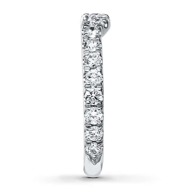 Main Image 3 of Previously Owned Neil Lane Wedding Band 5/8 ct tw Round-cut Diamonds 14K White Gold - Size 4.75