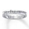 Thumbnail Image 0 of Previously Owned Diamond Anniversary Band 1/4 ct tw Round-cut 14K White Gold - Size 11.75