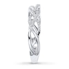 Thumbnail Image 3 of Previously Owned Diamond Anniversary Ring 1/6 ct tw Round-cut 10K White Gold - Size 11