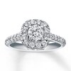 Thumbnail Image 1 of Previously Owned Neil Lane Bridal Ring 1-1/8 ct tw Round-cut Diamonds 14K White Gold - Size 3