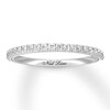 Thumbnail Image 1 of Previously Owned Neil Lane Diamond Wedding Band 1/4 ct tw Round-cut 14K White Gold - Size 4.25