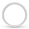 Thumbnail Image 2 of Previously Owned Neil Lane Diamond Wedding Band 1/4 ct tw Round-cut 14K White Gold - Size 4.25