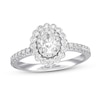 Thumbnail Image 1 of Previously Owned Neil Lane Diamond Engagement Ring 7/8 ct tw Oval & Round-cut 14K White Gold Size 4.5