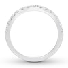 Thumbnail Image 1 of Previously Owned Neil Lane Diamond Wedding Band 1/2 ct tw Round-cut 14K White Gold - Size 5