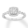 Thumbnail Image 1 of Previously Owned Diamond Promise Ring 1/3 ct tw Round-cut 10K White Gold Size 9.25