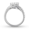 Previously Owned Ever Us Two-Stone Diamond Anniversary Ring 1-1/2 ct tw Round-cut 14K White Gold
