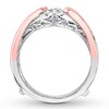 Thumbnail Image 2 of Previously Owned Diamond Enhancer Ring 1/3 ct tw Round-cut 14K Two-Tone Gold Size 9.75