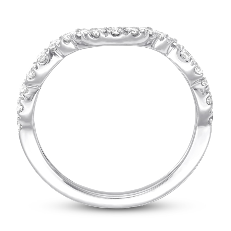 Main Image 2 of Previously Owned Neil Lane Wedding Band 3/8 ct tw Round-cut Diamonds 14K White Gold - Size 9.25