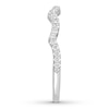 Thumbnail Image 3 of Previously Owned Neil Lane Diamond Wedding Band 1/6 ct tw Round-cut 14K White Gold - Size 4