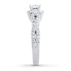 Previously Owned THE LEO Diamond Engagement Ring 7/8 ct tw Princess & Round-cut 14K White Gold