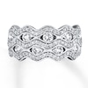 Thumbnail Image 1 of Previously Owned Diamond Ring 1-1/4 ct tw Round-cut 14K White Gold Size 10.25