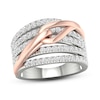 Thumbnail Image 1 of Previously Owned Love + Be Loved Diamond Ring 1 ct tw Round-cut14K Two-Tone Gold Size 7.5