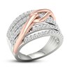 Thumbnail Image 4 of Previously Owned Love + Be Loved Diamond Ring 1 ct tw Round-cut14K Two-Tone Gold Size 7.5